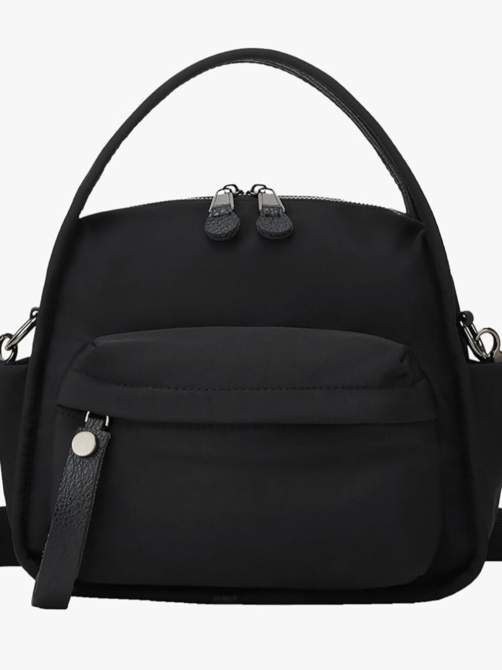 Veluna Crossbody Shoulder Bag, Solid Nylon Travel Purses Large Capacity, NWOT - Picture 2 of 9